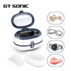40kHz Ultrasonic Glasses Cleaner 3mins Auto Shut Off With Jewelry Watch Holder